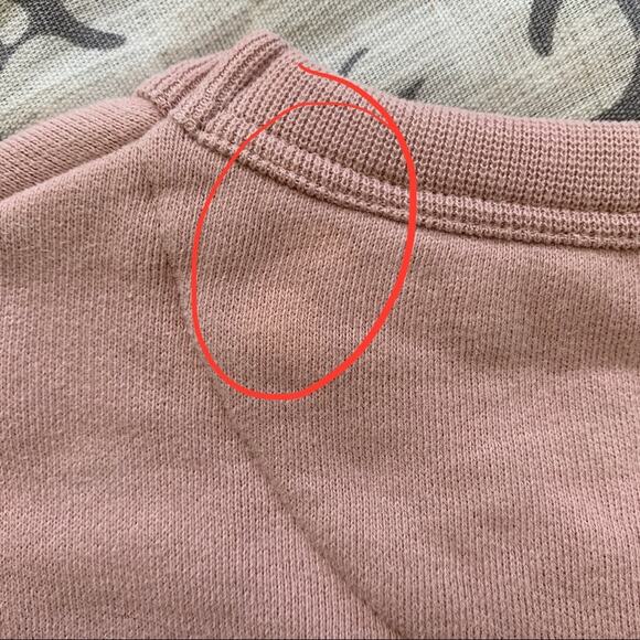 Suspicious Antwerp Sugar Skull Sweatshirt (Sz XS) Dusty Rose Pink Crewneck - Picture 11 of 11